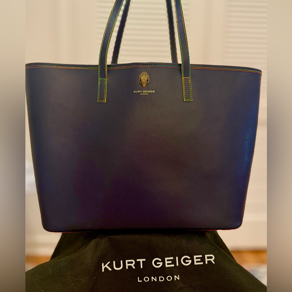 Kurt Geiger Deep Purple Richmond Shopper W Dustbag